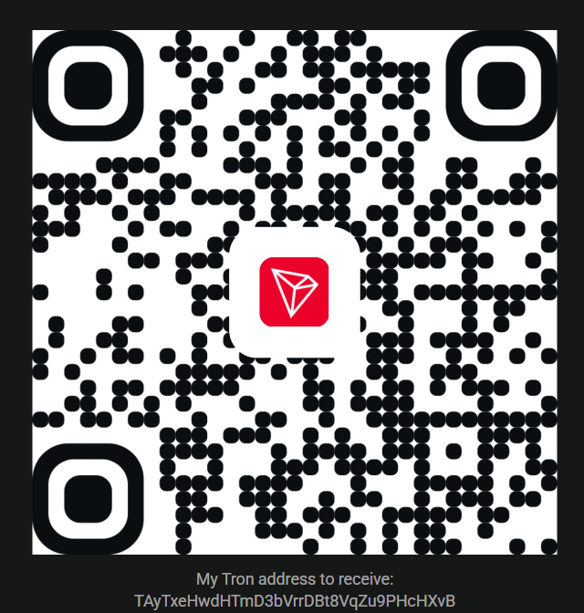 Tron TRC-20 QR